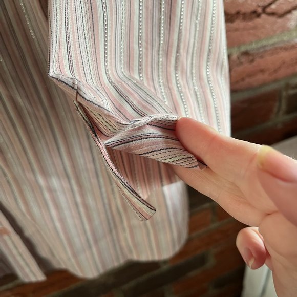 Apt 9 Woman, 1X, Gray and Rose Shirt - Picture 3 of 4